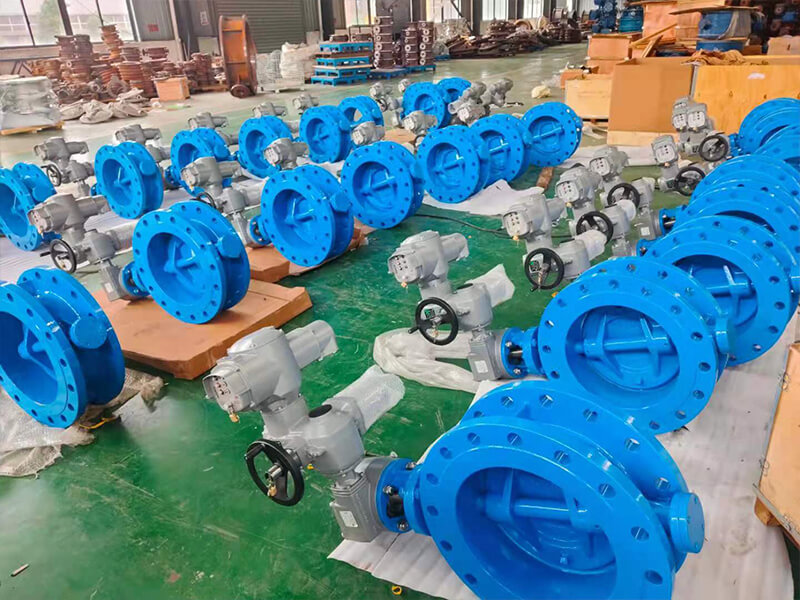 Eccentric soft sealing butterfly valve