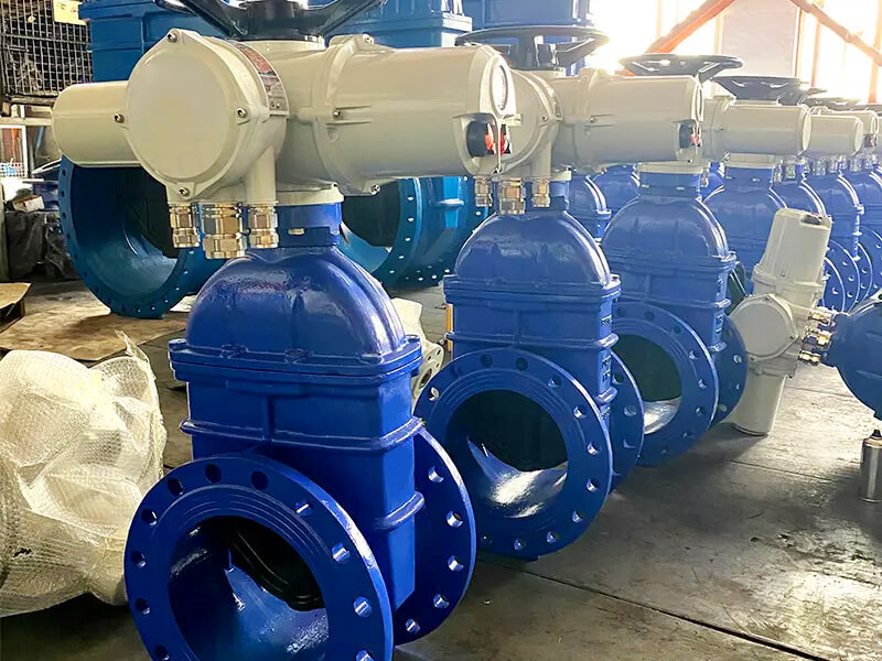 electric actuated carbon steel gate valve