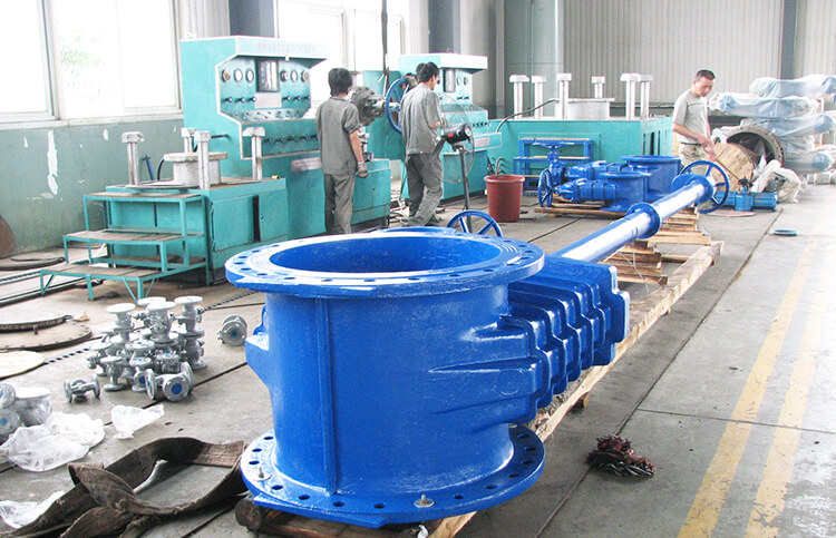 Extension stem gate valve