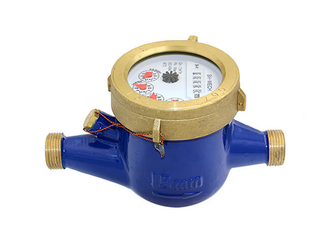 MULTI-JET cold (hot) dry-dial Brass body water meter