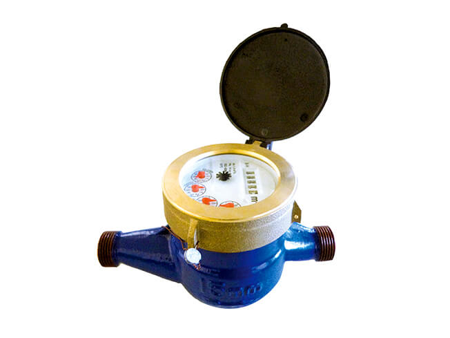 MULTI-JET cold (hot) dry-dial Brass body water meter