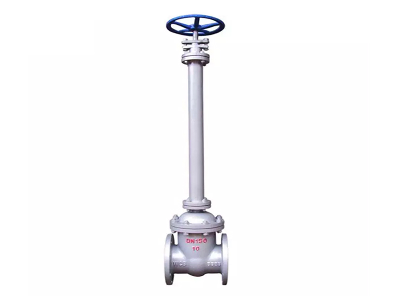 Extension stem gate valve