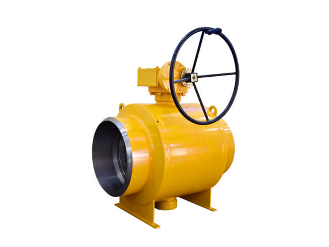 Fully welded ball valve