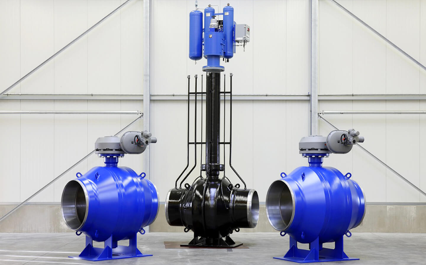 Fully welded ball valve