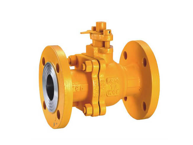 Natural gas ball valve