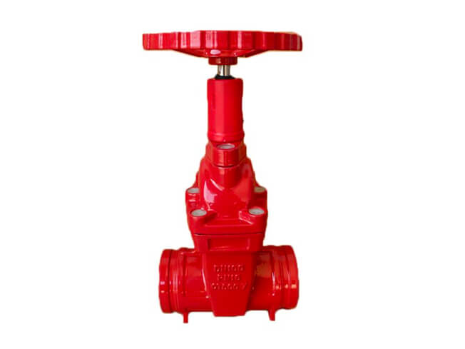 Cast Iron Rising Stem Resilient Seated Groove Gate Valve