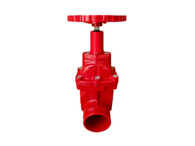 Cast Iron Rising Stem Resilient Seated Groove Gate Valve