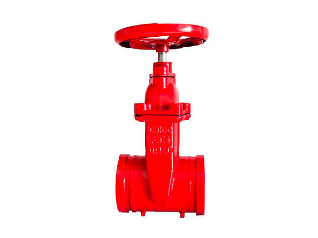 Cast Iron Rising Stem Resilient Seated Groove Gate Valve