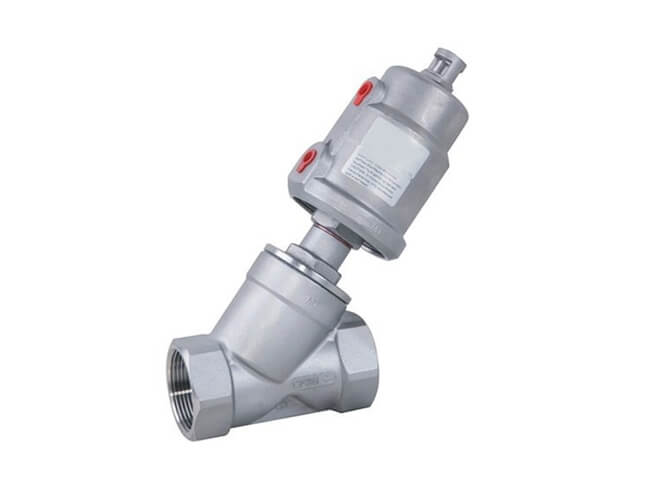 Pneumatic Angle Seat Valve Control valve