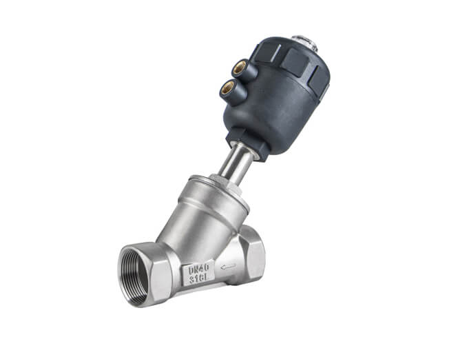 Pneumatic Angle Seat Valve Control valve