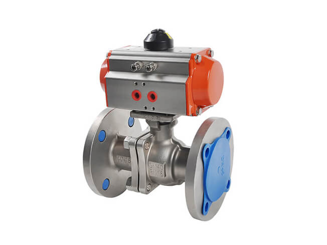 Pneumatic ball valve