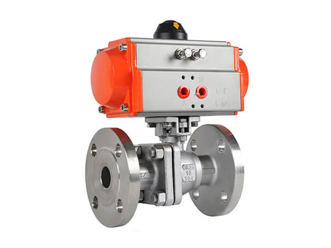 Pneumatic ball valve