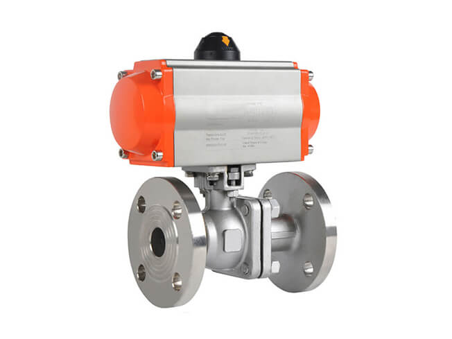 Pneumatic ball valve