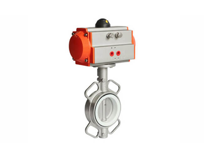 Pneumatic butterfly valve