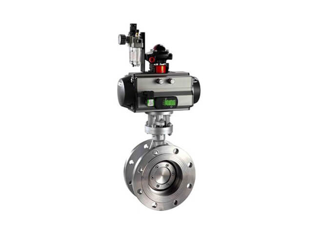 Pneumatic butterfly valve