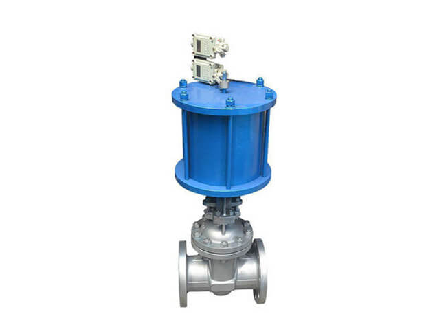 Pneumatic gate valve Control valve