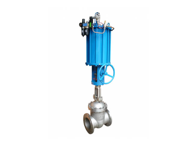 Pneumatic gate valve Control valve