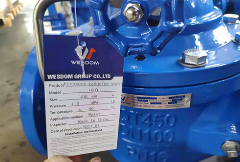 Pressure reducing valve wesdom