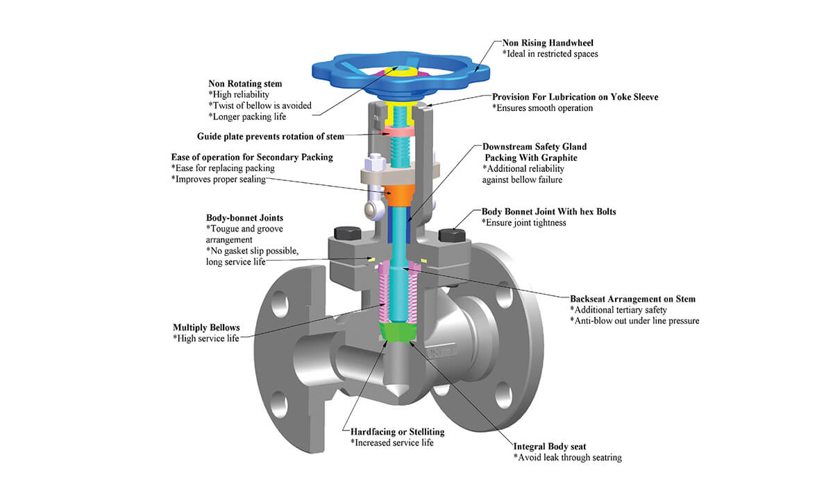 Stainless steel globe valve