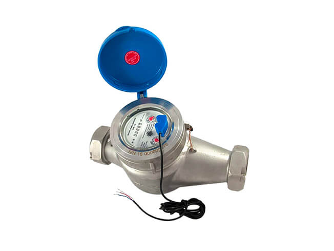 Stainless steel threaded water meter
