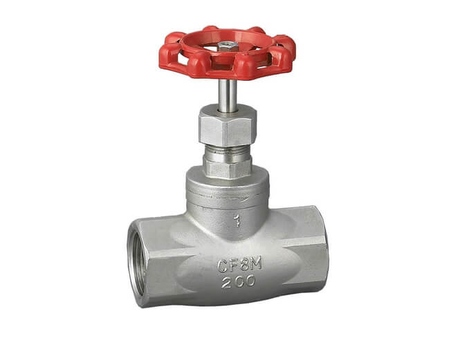 Threaded globe valve