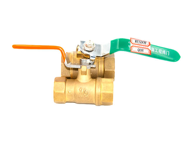 1/4 inch 2 inch brass gas ball valve