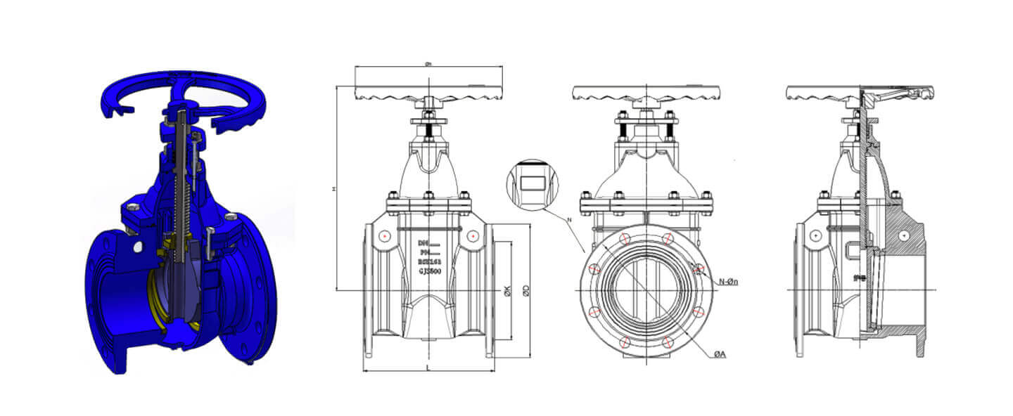 hard seal gate valve