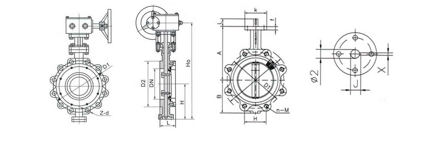 lug butterfly valve