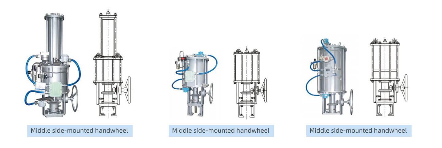 pneumatic gate valve