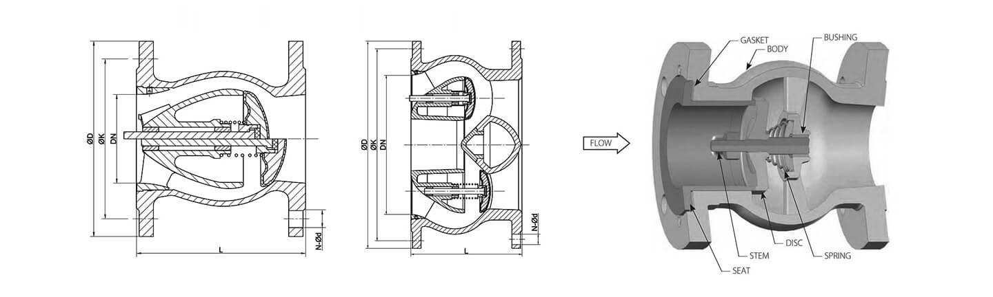 slient check valve