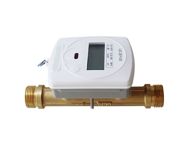Threaded ultrasonic water meter