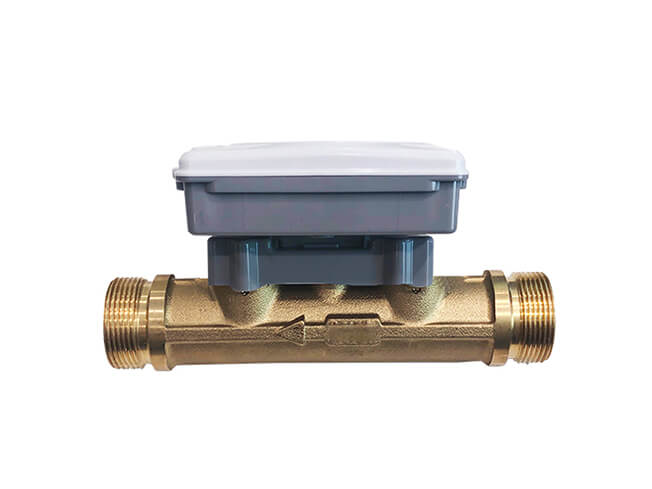 Threaded ultrasonic water meter