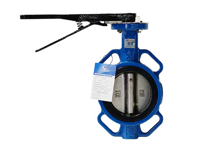 Wafer butterfly valve