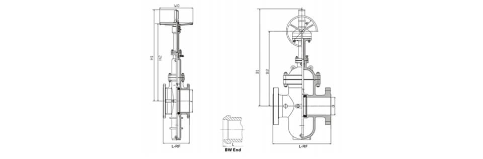 Slab gate valves