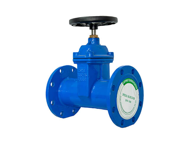 DIN F5 Non-rising stem Resilient gate valve