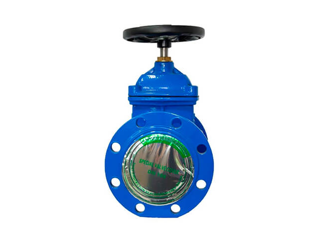 DIN F5 Non-rising stem Resilient gate valve