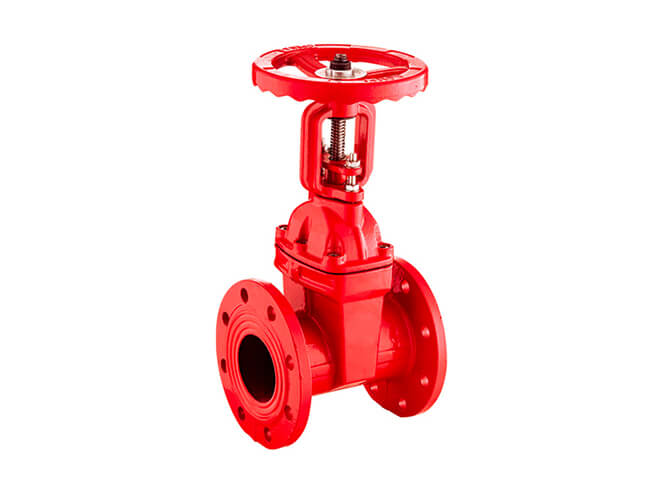 UL/FM Rising stem flanged fire fighting system gate valve