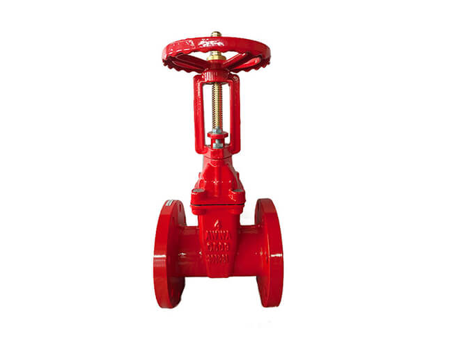 UL/FM Rising stem flanged fire fighting system gate valve