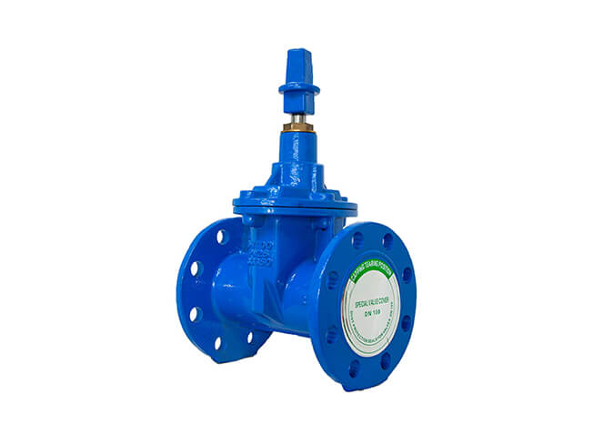 Underground cap soft seal gate valve