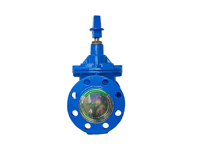 Underground cap soft seal gate valve