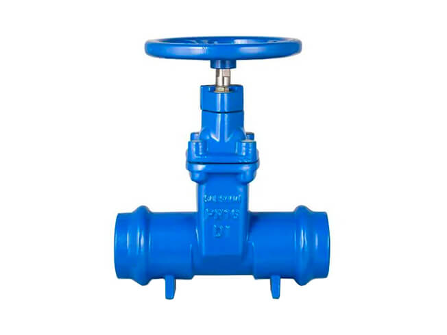 DIN F5 Socket connection soft seal gate valve