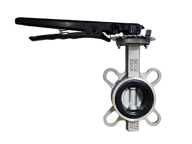 stainless steel wafer butterfly valve