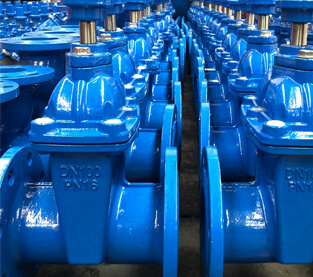 underground cap gate valve