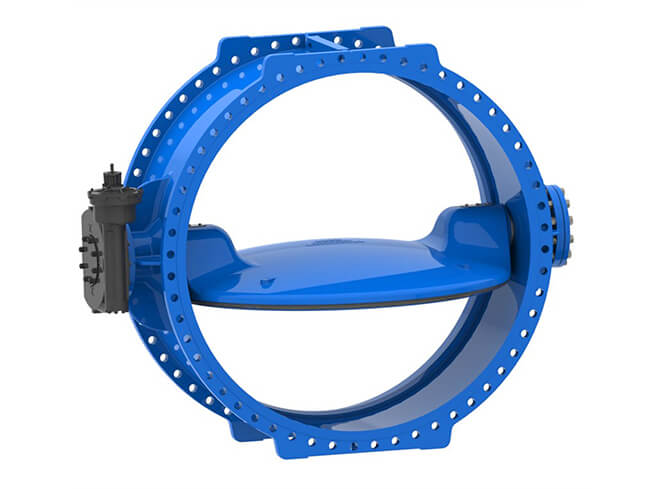 DN2400 Double Eccentric Butterfly Valve wesdom1