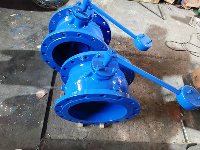 check valve with counter weight