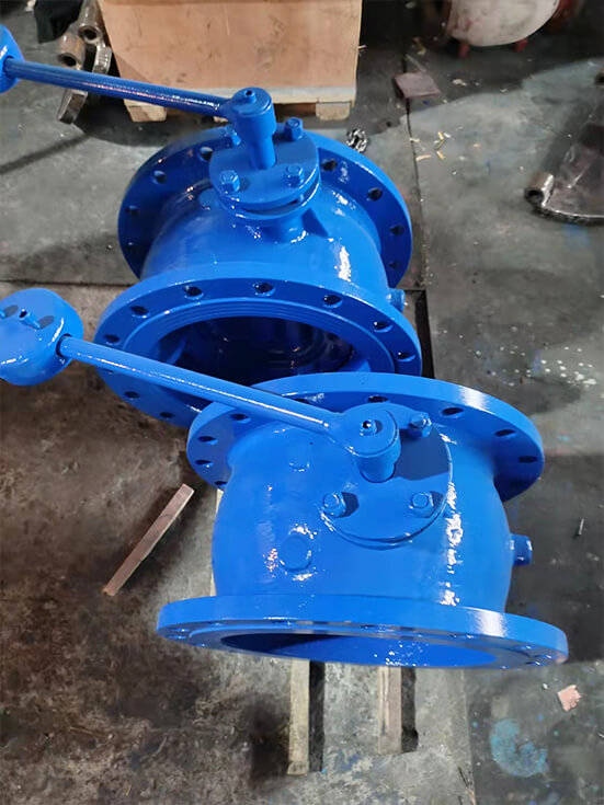 check valve with counter weight