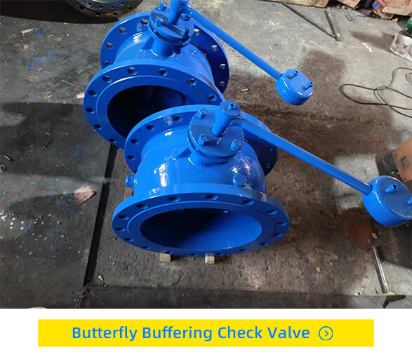 Butterfly Buffering Check Valve wesdom