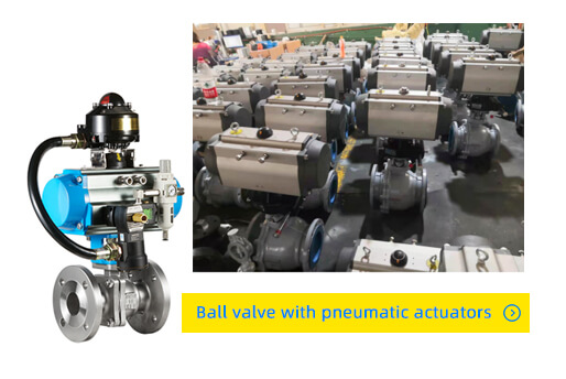 single-acting and double-acting pneumatic actuator