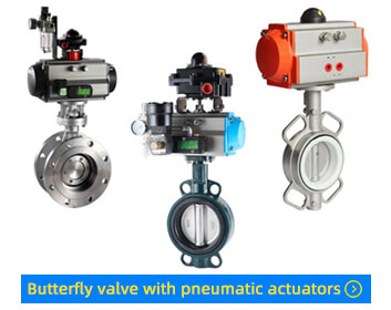 single-acting and double-acting pneumatic actuator