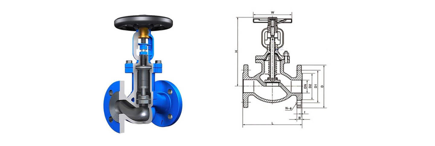 bellows globe valve